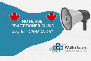 Canada Day Holiday – no NP Clinic